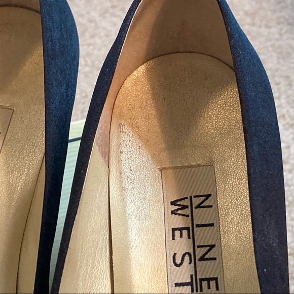 Nine West N-Dalton3 Black Satin Pump Size 7.5 - Picture 5 of 13